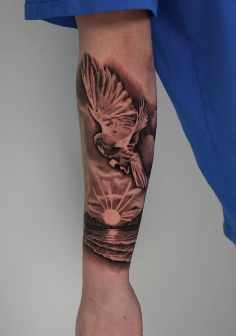 Roman Realistic Tattoo Memorink Heilbronn